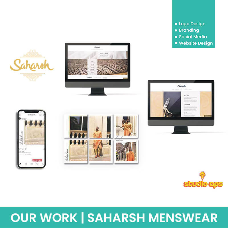 Saharsh Menswear - Portfolio